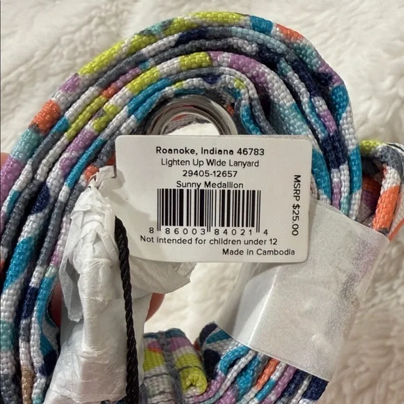 NWT Vera Bradley Colorful Wide Lanyard - Picture 8 of 8